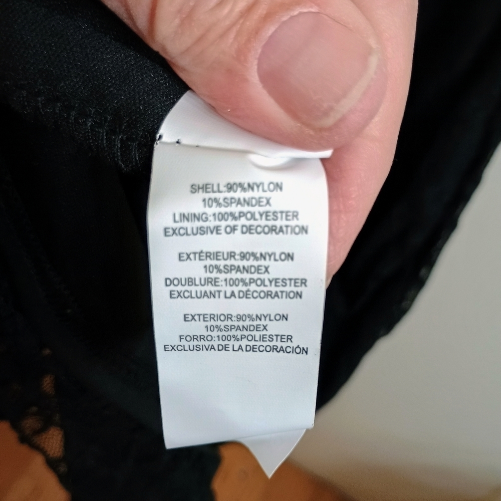 True. Black Midi Lace Dress - Picture 8 of 8